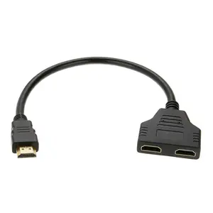 Simyoung 4K HDMI Cable Splitter Adapter 2.0 Converter 1 In 2 Out 1 Male to 2 Female