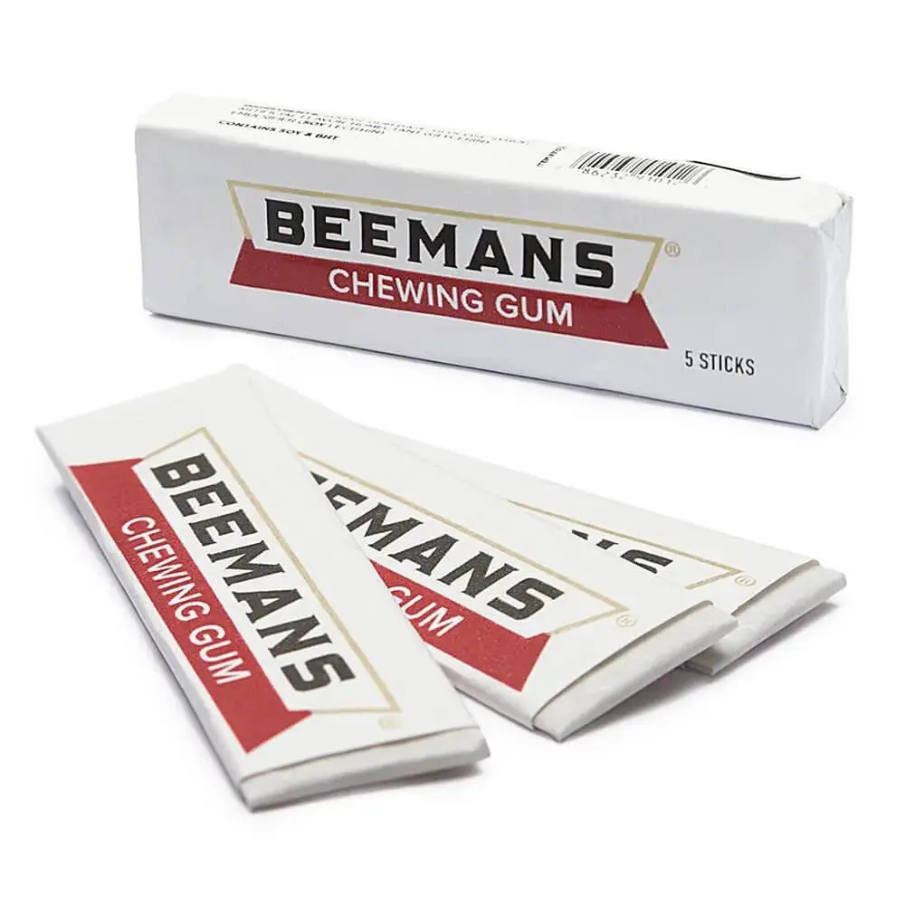 Beeman's Chewing Gum 5-Stick Packs: 20-Piece Box Beeman's Chewing Gum 5-Stick Packs: 20-Piece Box