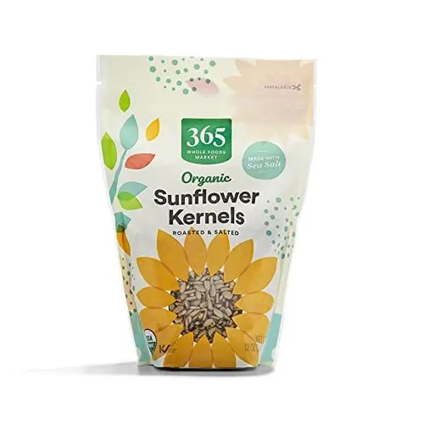 Organic Roasted Salted Sunflower Seed Kernels, 12 oz Savory Snack - Ideal for Ambient Consumption, Youth, Parties, Yes
