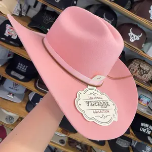 Justin Wool Felt Cowgirl Hat