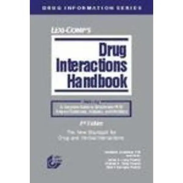 USED Book - Lexi-Comp's Drug Interactions Handbook by Bachmann, Kenneth A., Ph.D. (Paperback) - english