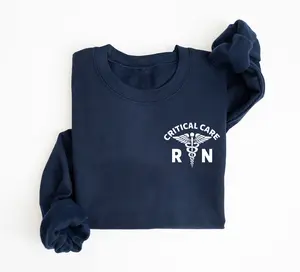 Critical Care RN Sweatshirt, Nursing Department ICU RN Critical Care Nurse Shirt, RN Nurse Gift, Registered Nurse Shirt