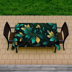 Conscious Sales C1TCLRGE5JBPOH 58 x 102 in. Twirling Twigs Tablecloth - Green Indoor & Outdoor Home Decor