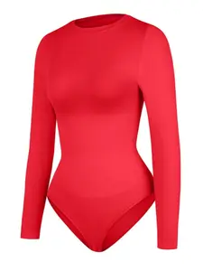 Shaping Long Sleeve Tummy Control Bodysuit