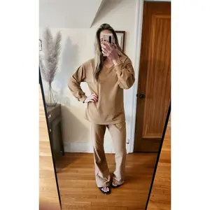 Cotton Blend Fleece Postpartum Lounge Set