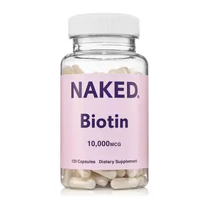 Biotin 10,000mcg, Maximum Strength Vitamin B7 Supplement for Healthy Hair, Skin & Nails, Supports Keratin Production, Vegan, Non-GMO, Gluten-Free, 120 Capsules