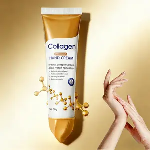 Collagen Hand Cream, Crack Moisturizing Hand Cream, Anti-aging and Anti Wrinkle, Long-term Moisturizing and Nourishing, Necessary for Both Men's and Women's Hand Care, Suitable for All Skin, Especially Dry Hands - 30g