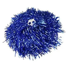 Pom Poms - Blue | Red | Silver - Cheerleader Dance - Sold as 2 Matching Pair