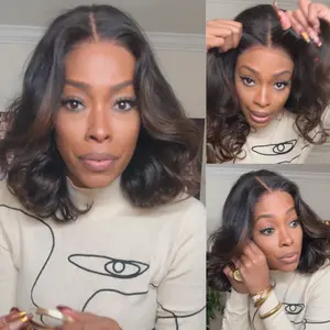 Lynee Monae’s style | Sunber Black to Chestnut Brown Ombre Loose Wave 7x5 Pre-Cut Lace with Bye Bye Knots Pre Everything Human Hair Wigs Dealsforyoudays
