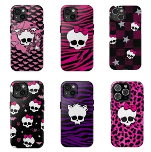 Monster High Phone Case, Trendy Phone Case,Tough phone case,for iPhone 16151413121117 ProMax Plus for Samsung phones, suitable for both men and women, an excellent choice for Halloween, Christmas and Thanksgiving
