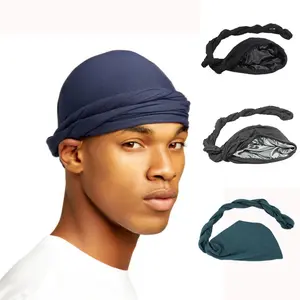 Men's Fashionable New Headband Hat, Sports & Outdoor Hats Elastic Dreadlock Tube, Fashion Soft Lightweight Long Hair Dread Loc Cap for Men Women  Running Fitness Sports