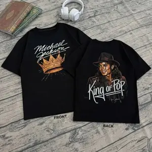 Michael Jackson King OF POP  T-Shirt | Pop Icon Graphic Tee, Gift For Fans