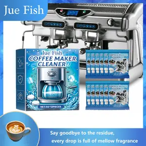 【12 packs】Coffee Machine Cleaning and Descaling Tablets; used to Deeply Clean the scale of Coffee Machines, Coffee Makers, and Drip; Suitable for any Coffee Machine; Coffee Machine Maintenance, Stain Removal Tips.