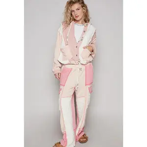 Quilted Thermal Hoodie and Joggers Set