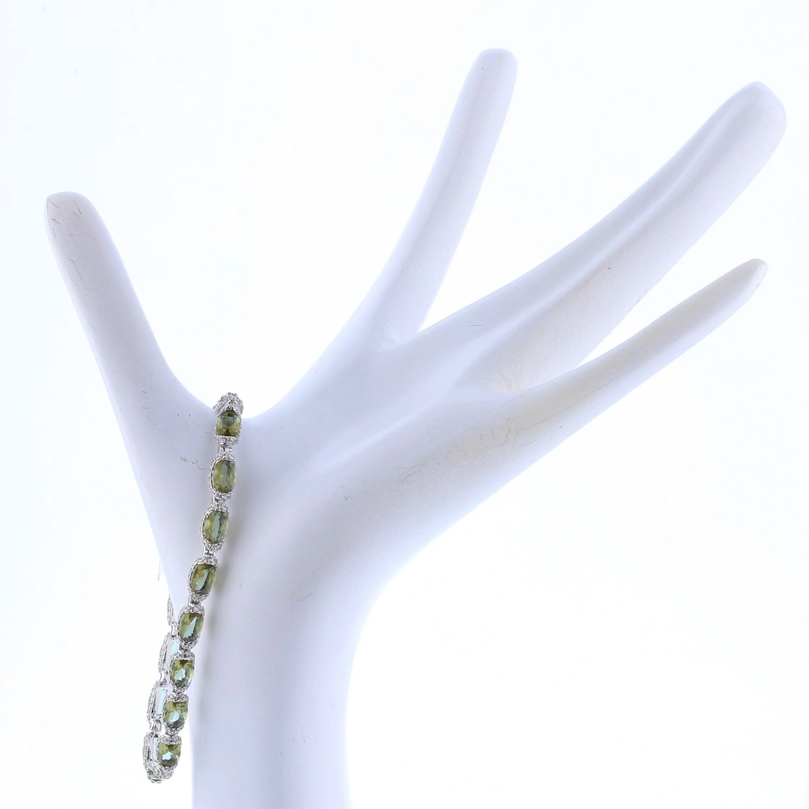 Suspended Semi-Bezel VooDooStone Bracelet