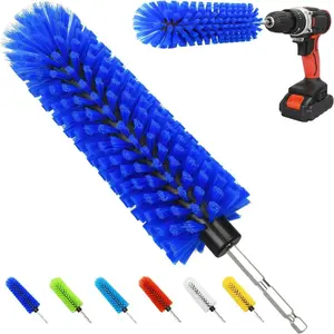 Drill Brush For Car Wheel,Bottle. Highly Dense and Durable Cleaning Brush For Wheels,Rims,Engines,Exhaust,Bottle