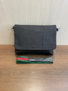 Pre-owned GUCCI canvas Crossbody Bags Techno Web Messenger Bag KY01651