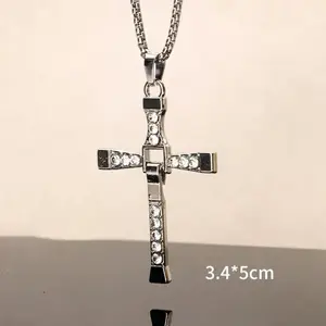 Toretto Cross Necklace - A Pendant to Energize an Active Lifestyle - The Perfect Gift for Movie and Sports Fans