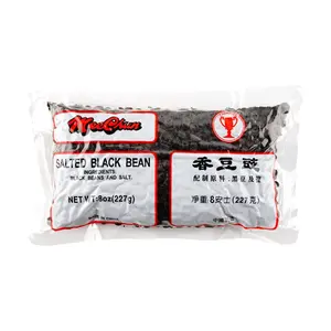 2 Pack MEECHUN Fermented Black Beans, Chinese Cooking Seasoning, 8oz Each - Umami Rich Douchi for Stir-fries, Stews, and Marinades