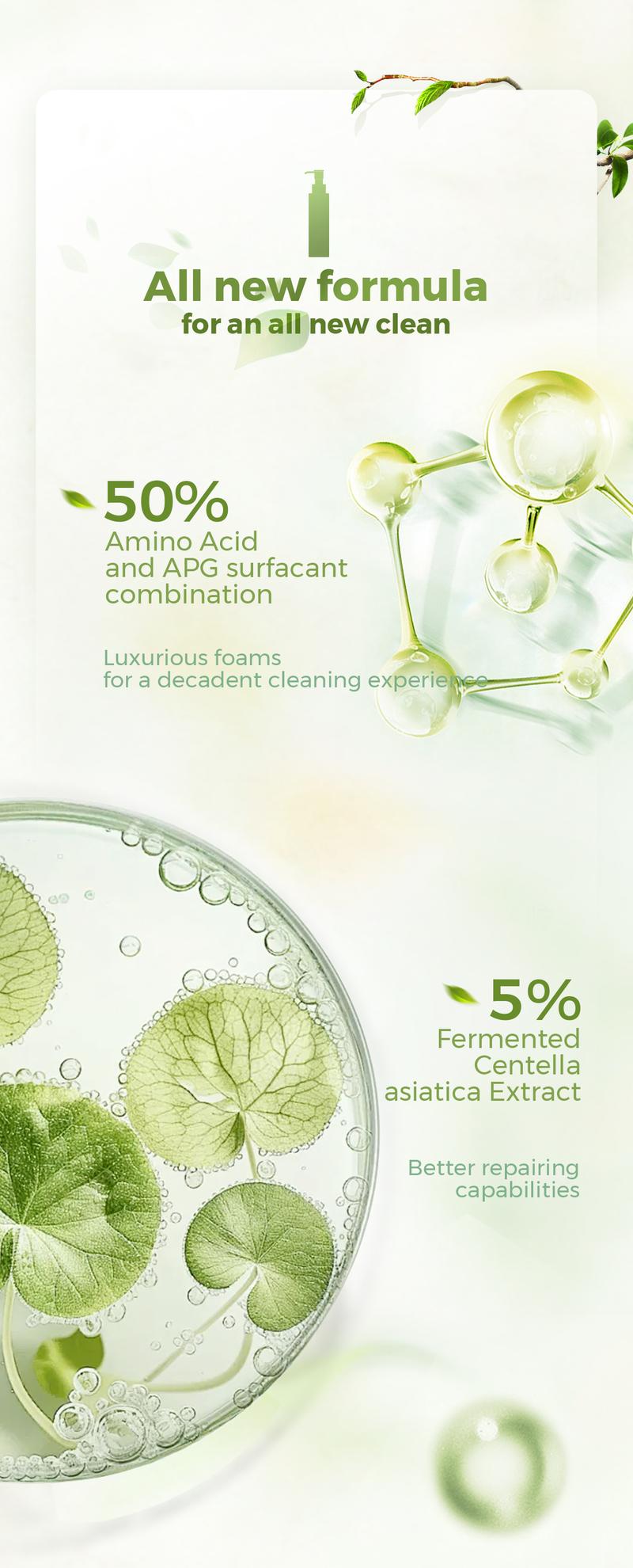 [WNP Official]  WNP Hyaluronic Acid Face Wash Gentle Deep Cleansing for Sensitive Skin, Moisturizing & Oil Control, Skin Barrier Repair Facial Skincare Comfort Cleanser