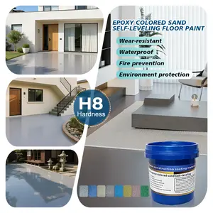 Epoxy Flooring Paint Coating Suitable for the Dance Studio Anti-Slip and Anti-Stain