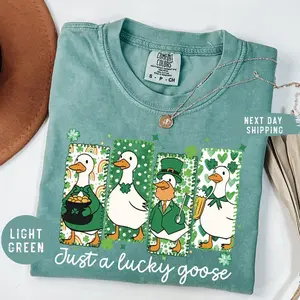 Cute Goose Shirt, Farm Animal Shirt, Cottagecore Gift, Silly Goose Sweater, 90s Goose Tee, Comfort Colors T-Shirt