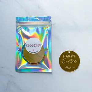HAPPY EASTER (WITH HOLE) ACRYLIC TOPPERS