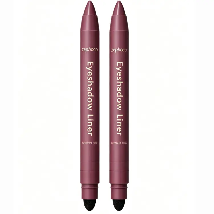 shadow liner duo Dual End Cream Eyeshadow Liner Stick, Blendable Longwear Eye Makeup Pencil with Built-in Sponge Blender, Waterproof Smudge Stick for Effortless Smoky EyesEyeliner Pen Is Smooth And Flowing, Easy To Color, Dries Quick Gentle Glossy