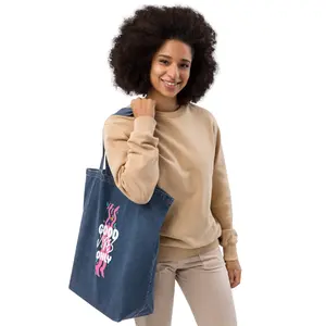Retro GVO  Denim Tote