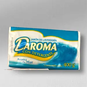Daroma Aroma de Mar Laundry Soap with Detergent 400g Made in Mexico