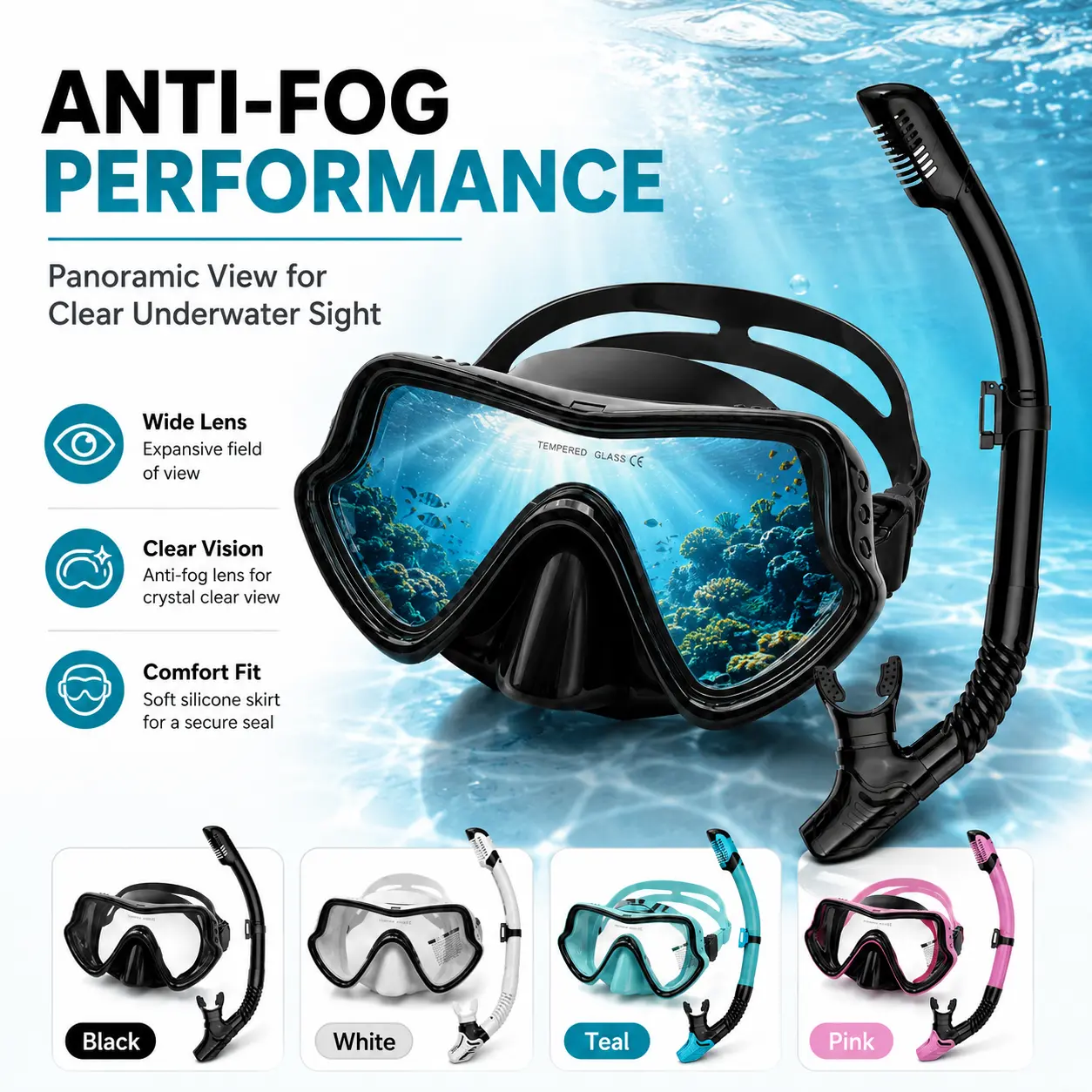 All New Foldable Snorkeling Gear Combo, Full Dry Snorkel & Soft Face Mask, Let You Breathe Freely Underwater Without Worries, Lightweight & Easy to Store, Must-have Accessories for Beach Vacation, Water Sports and Outdoor Diving