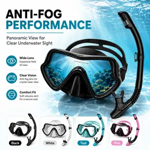 All New Foldable Snorkeling Gear Combo, Full Dry Snorkel & Soft Face Mask, Let You Breathe Freely Underwater Without Worries, Lightweight & Easy to Store, Must-have Accessories for Beach Vacation, Water Sports and Outdoor Diving