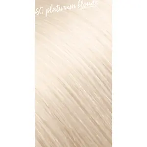 Luxury Machine Weft Hair Extensions #60 Lightest Platinum Blonde