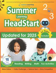 USED-Lumos Summer Learning HeadStart, Grade 2 to 3: Fun Activities, Math, Reading, Vocabulary, Writing and Language Practice: Standards-aligned Summer Brid by Summer Learning Headstart, Lumos (Paperback)