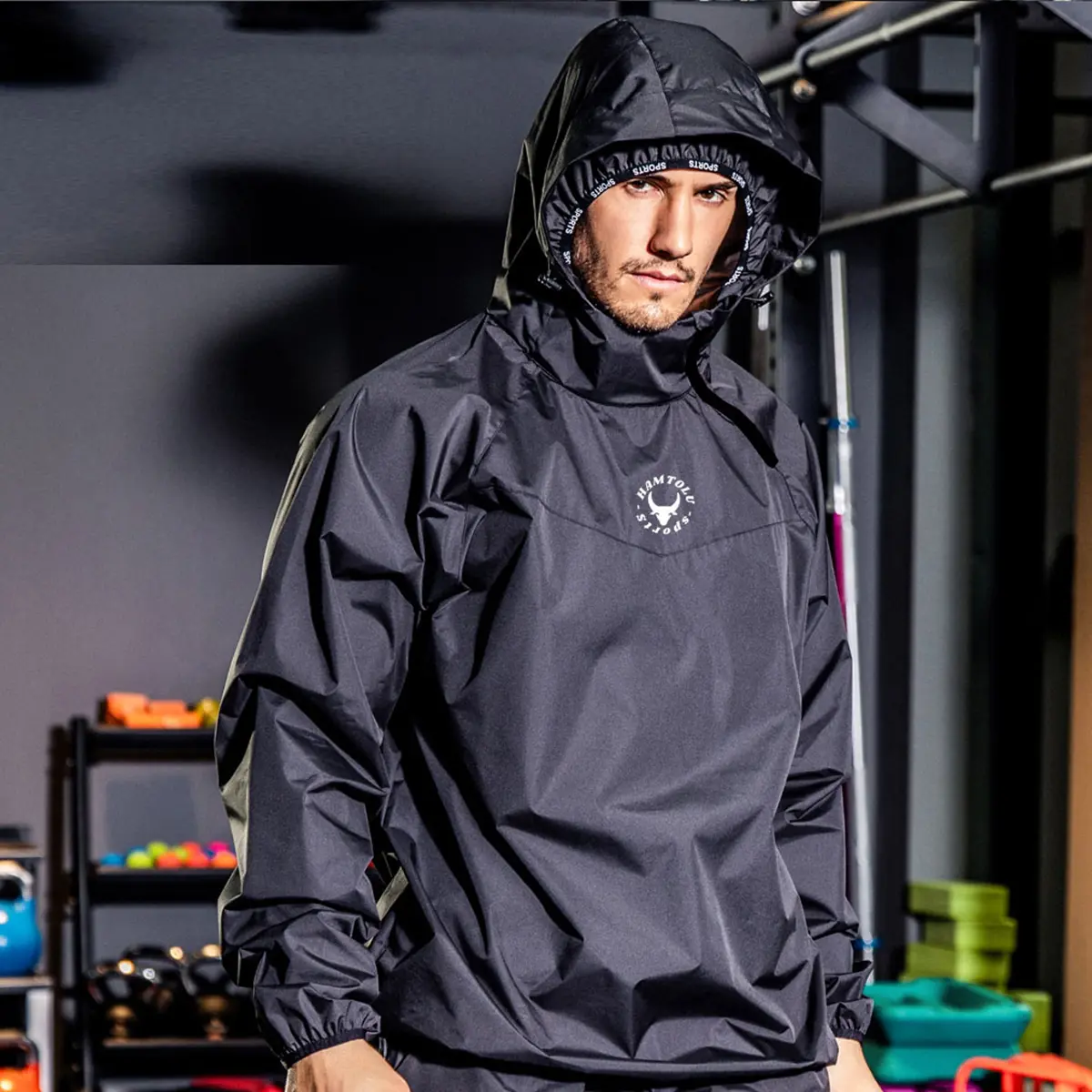 HAMTOLU Men's Long Sleeve Sauna suit, Outdoor sports jacket, Back To School Workout Top, Tummy Flattering Outfits, Compression Shirts, Fall Outfits, Fallfreshness, Fall Clothes Fitness Outerwear