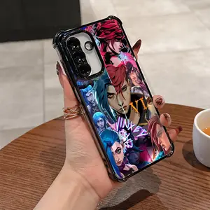 Phone Case - Stylish A-Arcane V-VI Animated Phone Case Designed for Various for Samsung Galaxy Models, Featuring a Transparent Soft Back Cover That Offers Anti-Fall Protection
