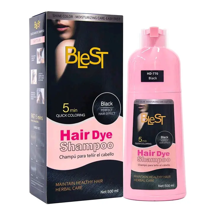 HairbDye shampoo to cover gray hair or revive your hair color, natural ingredients Hair Dye
