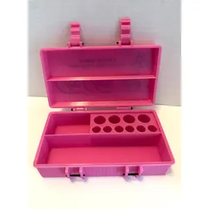 6 Pen Peptide Case Jumbo - Holds 4 10mL & 6 3mL + bac & more