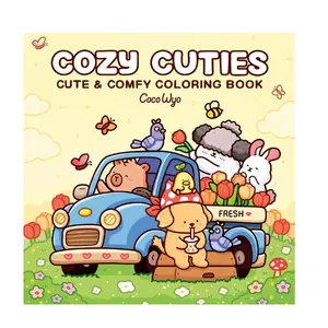 Cozy Cuties: Coloring Book for Adults and Kids (Cozy Spaces Coloring)