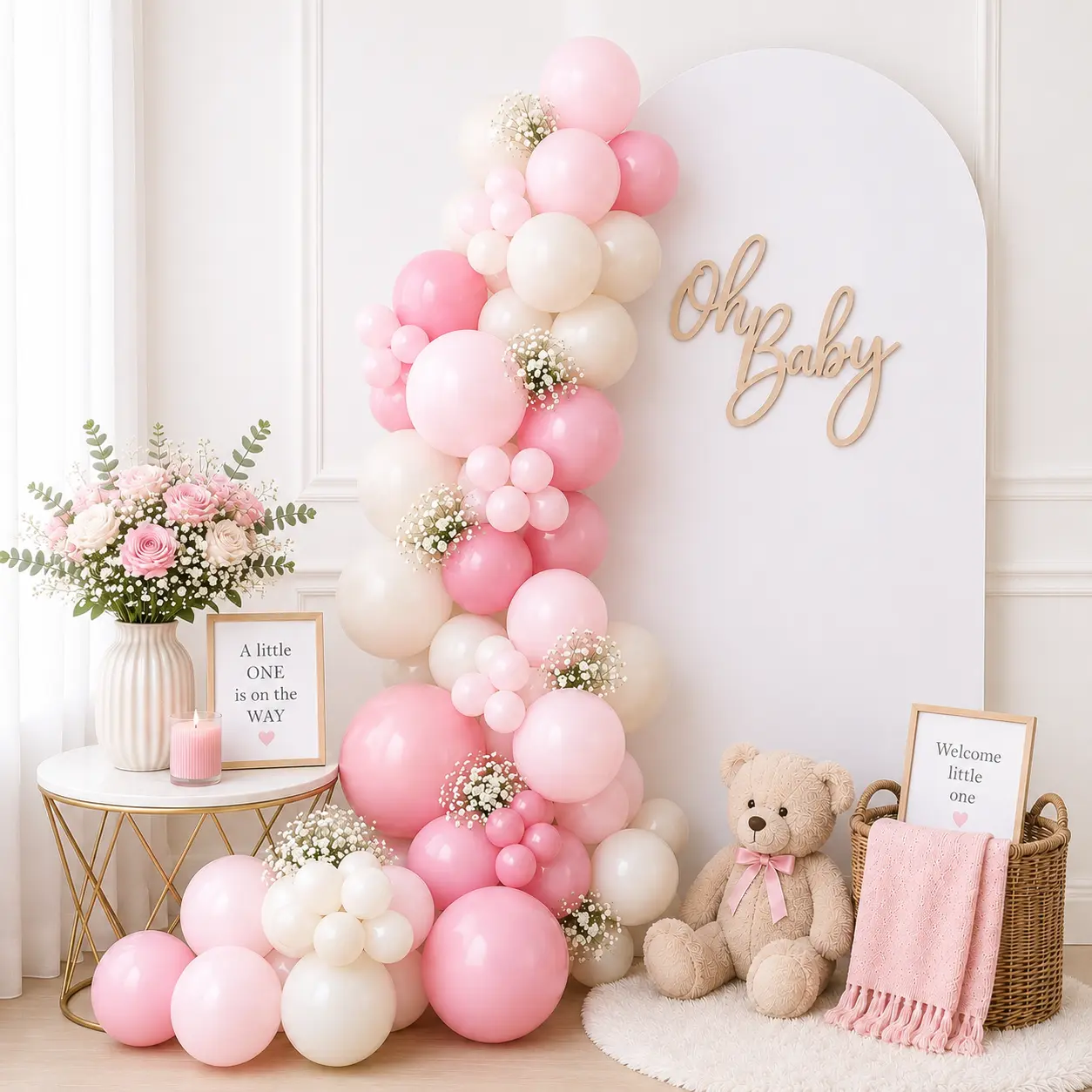Macaron Blush Balloon Garland 3-in-1 Kit