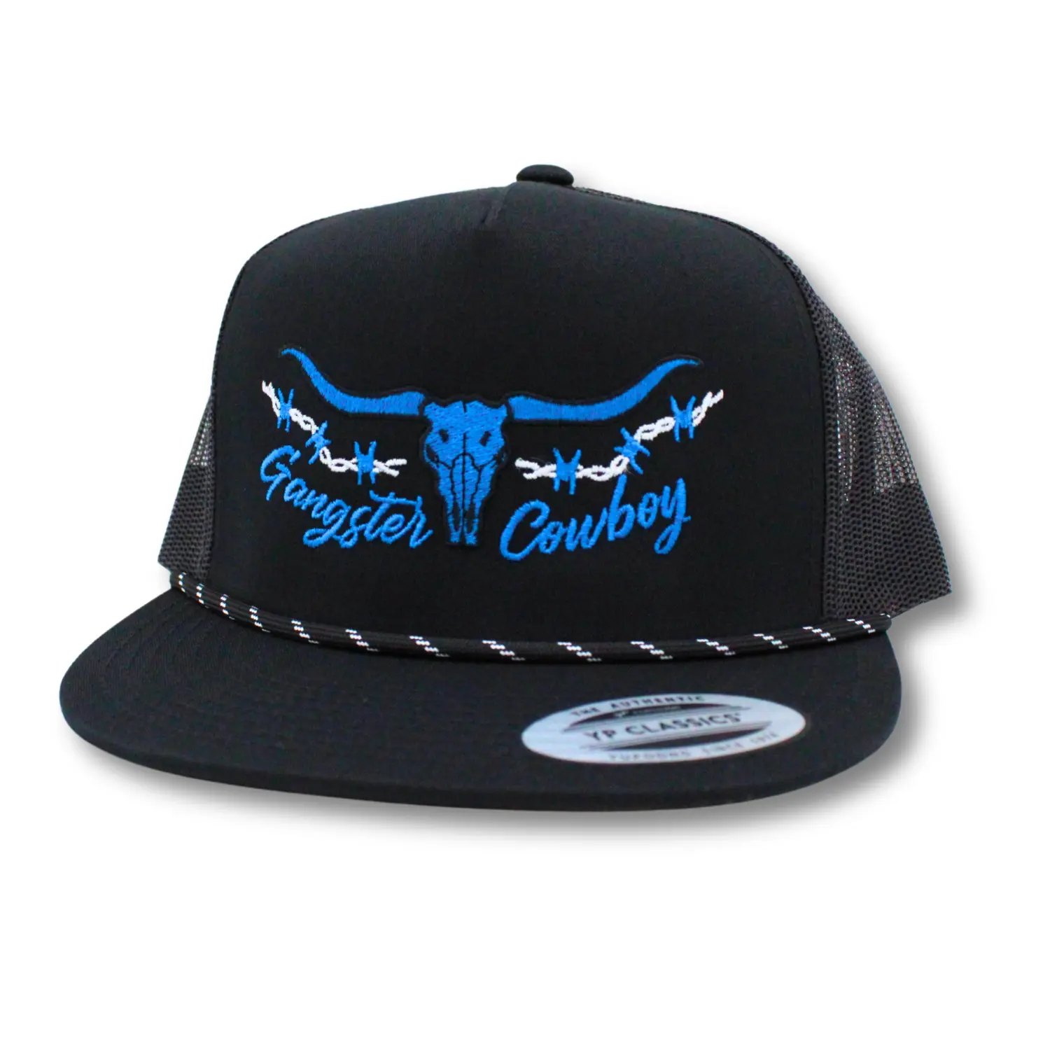 Barbed Wire - Blue and White. Gangster Cowboy Official Product