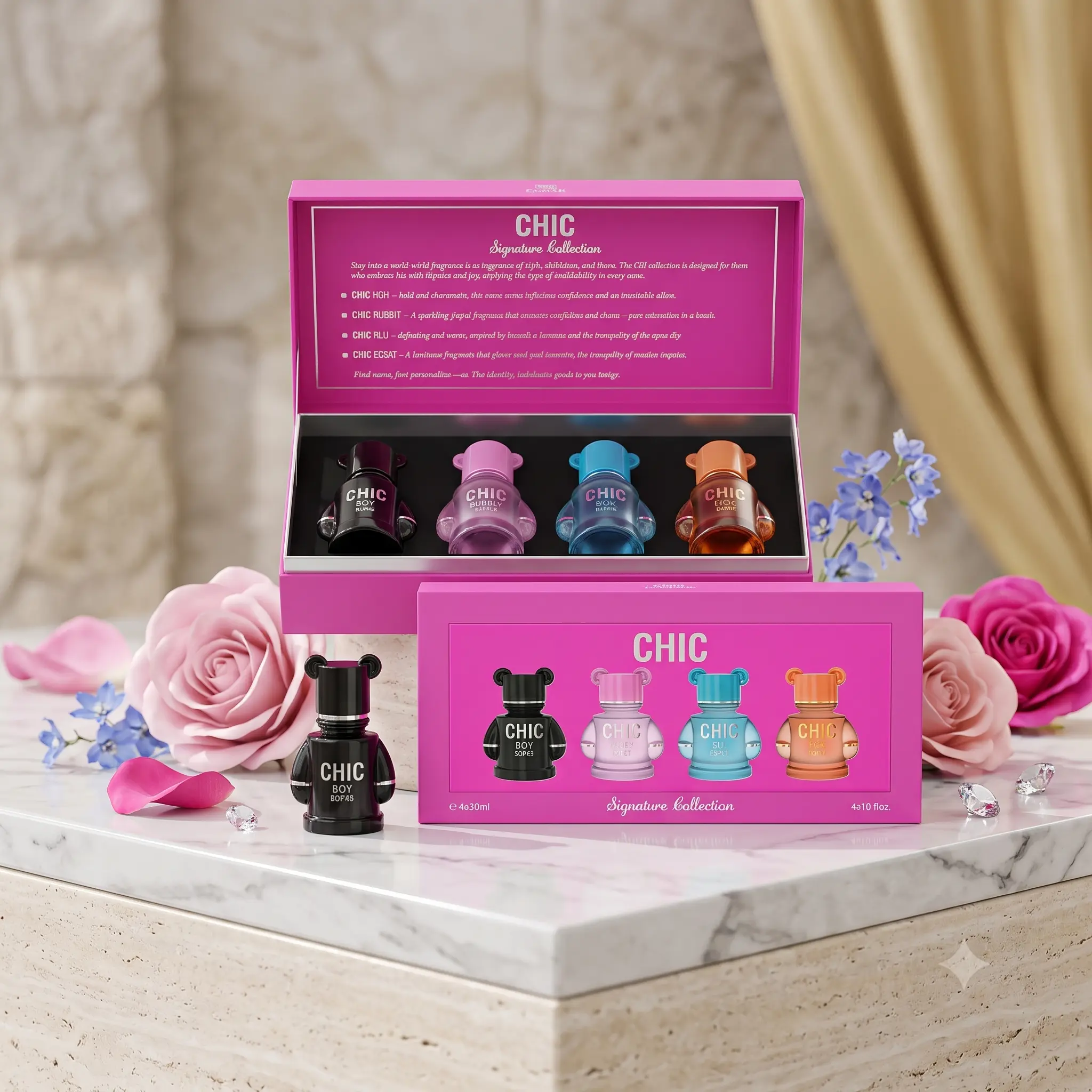 Emper Chic Signature Collection Mini Perfume Gift Set | 5 x 20ml Eau de Parfum