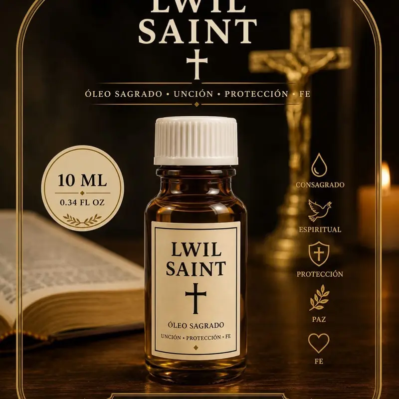 Lwil Sainte Original Haiti Holy Oil Aceite el Santísimo 10 ml