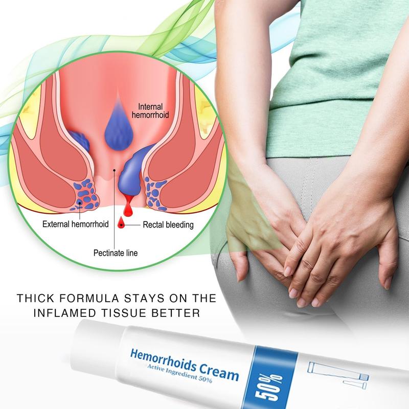 Medicated Hemorrhoid Relief Ointment - Soothes Pain & Burning, External Comfort Care