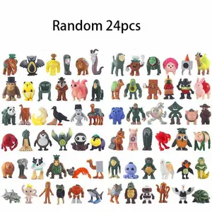 Random 24-Piece Italian Brainrot Theme Doll Collection, Unique Sculpture Style, Perfect for Home Desktop, Indoor Display, Outdoor Scenes, Parties