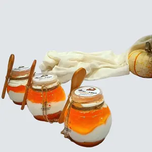 Pumpkin Pie Double Moisturizer | Collagen Boosting | Glowing Skin Butter | All Skin Types | Hydrating Silky Cream Moisture Gel Body Butter