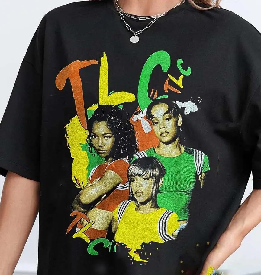 TLC Unisex Shirt, Vintage Tlc Shirt, 90S Tlc Group Shirt, 90S Music Shirt, Tlc Band Shirt, Tlc Graphic Tee, EO98R