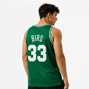 Men's Boston Basketball #33 Legend Kelly Green 1985-86 Retro Fan Jersey