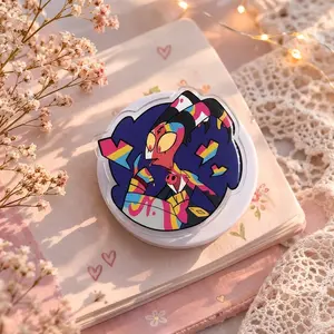 Cartoon Character Phone Grip, Pride Aesthetic Griptok, Unique Anime Style Phone Stand, Trendy Mobile Accessory for Fans