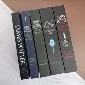 James Potter Complete Series Handmade Hardcover Bundle - Fanfiction-Bound Books with Metal Corners